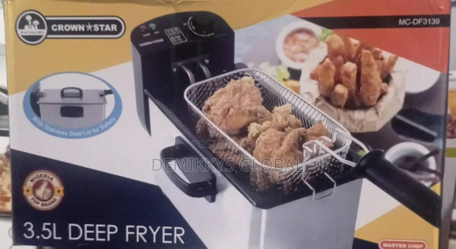 Crownstar Deep Fryer 3.5l