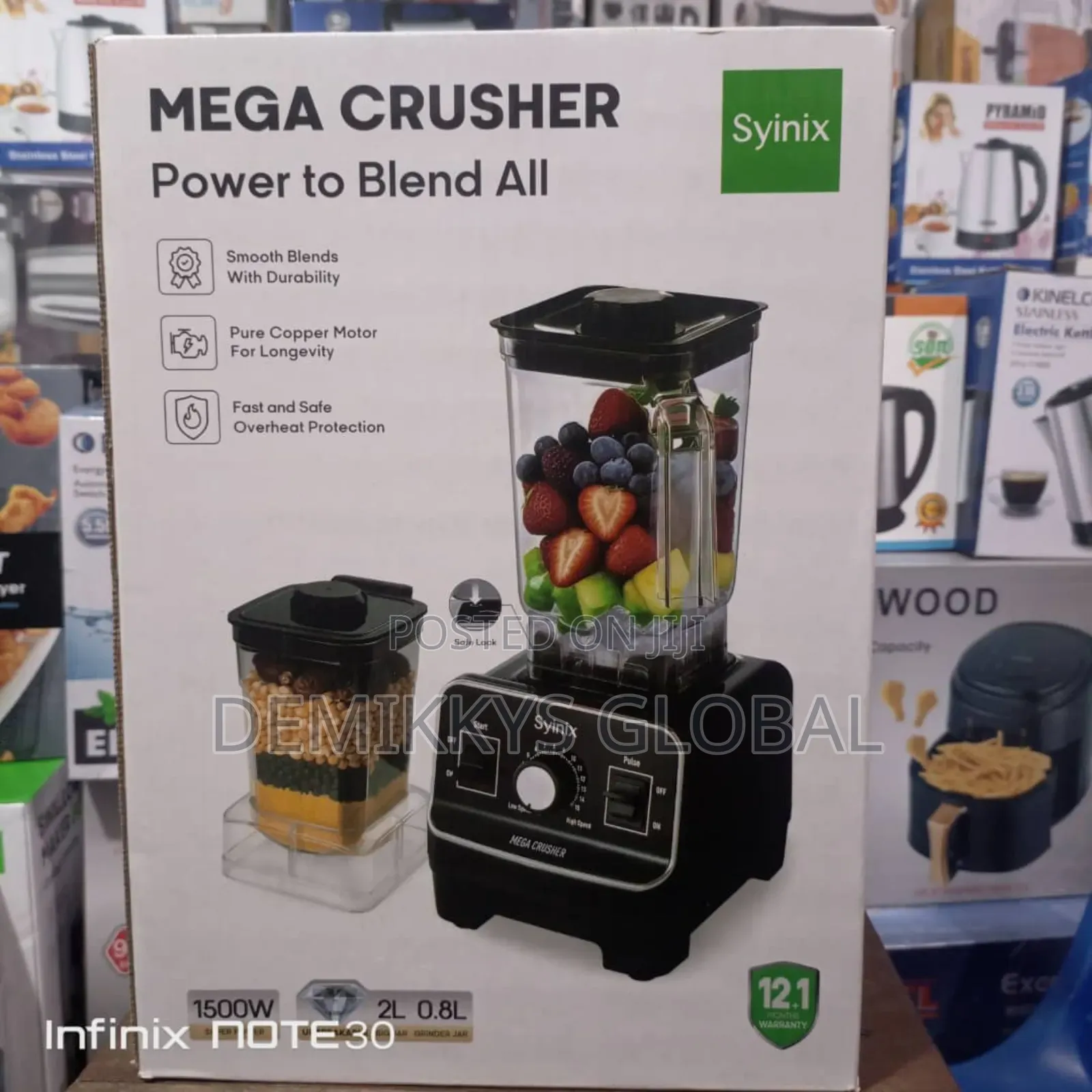 Syinix Mega Crush Blender 2l