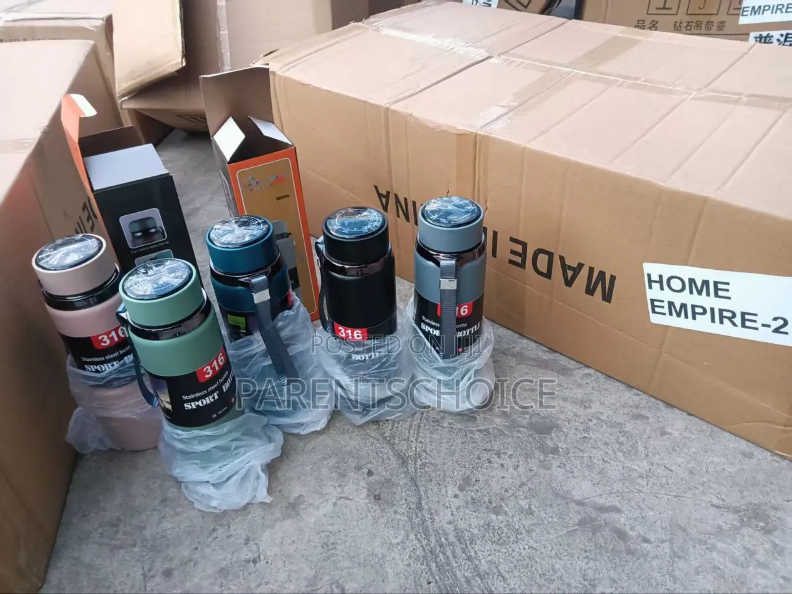 800ml Stainless Steel Sport Water Bottle, Insulated Vacuum Flask