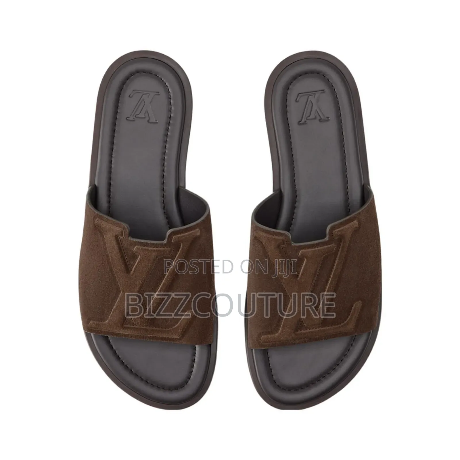Original Louis Vuitton Leather Sandals Available in Store