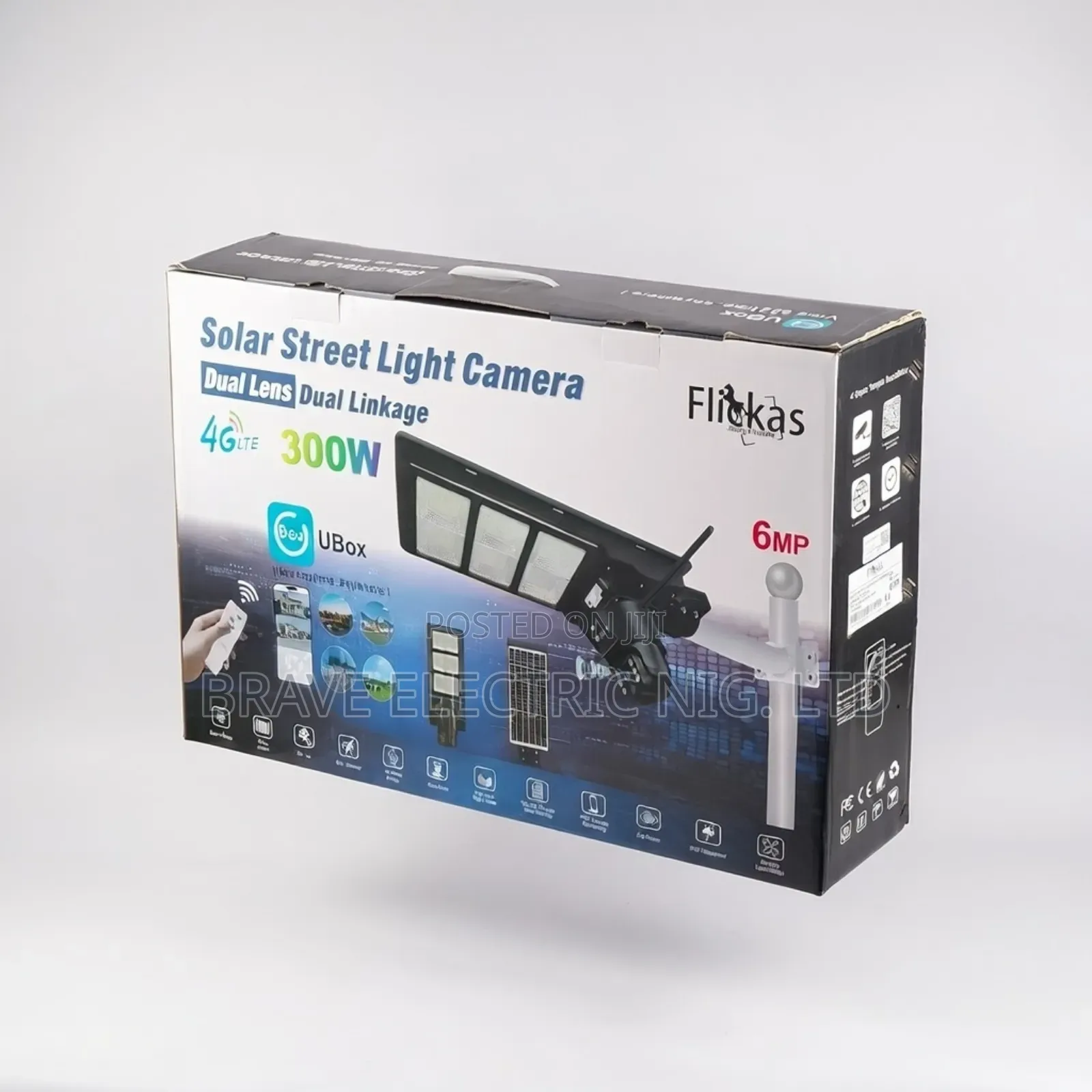 Ubox Solar Street Light Camera