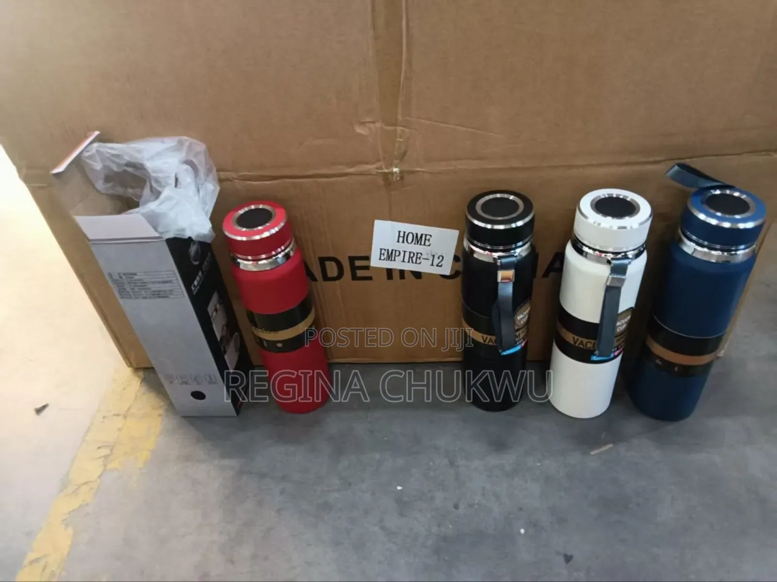 316 Stainless Steel Insulated Temperature Water Bottle 1000ml 