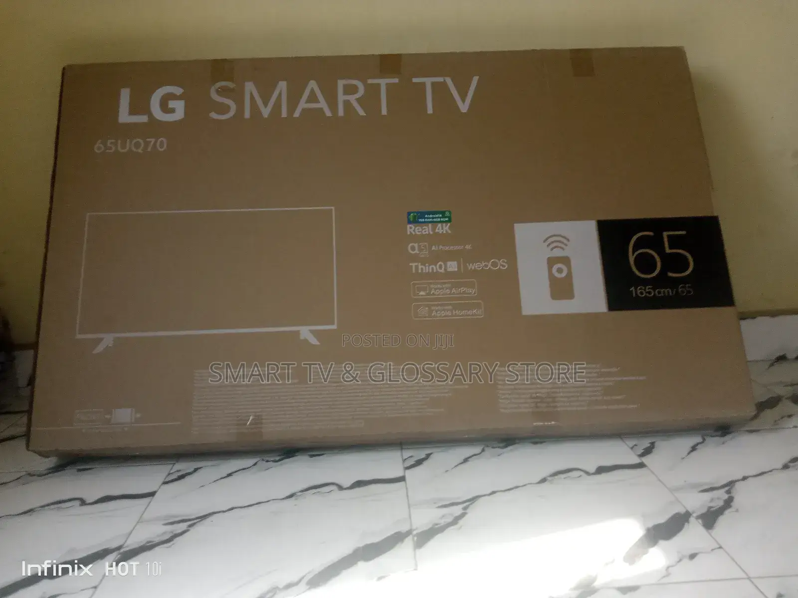 65 Inches Inbuilt H Connection