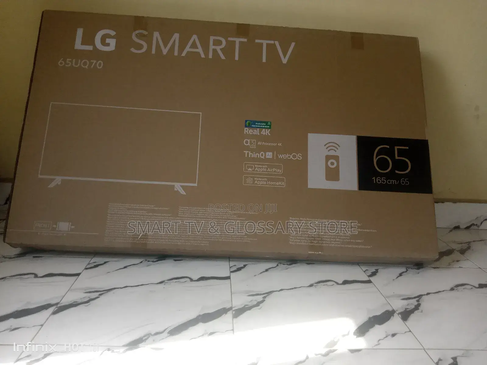 65 Inches Netflix And Mirror Cast Television