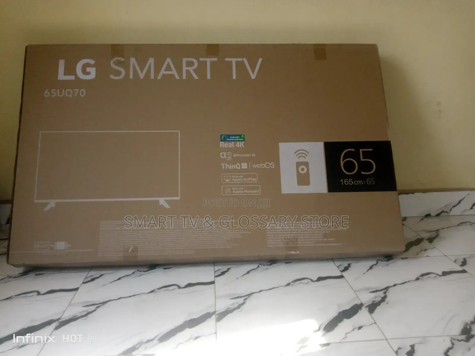 65 Inches Netflix And Mirror Cast Television