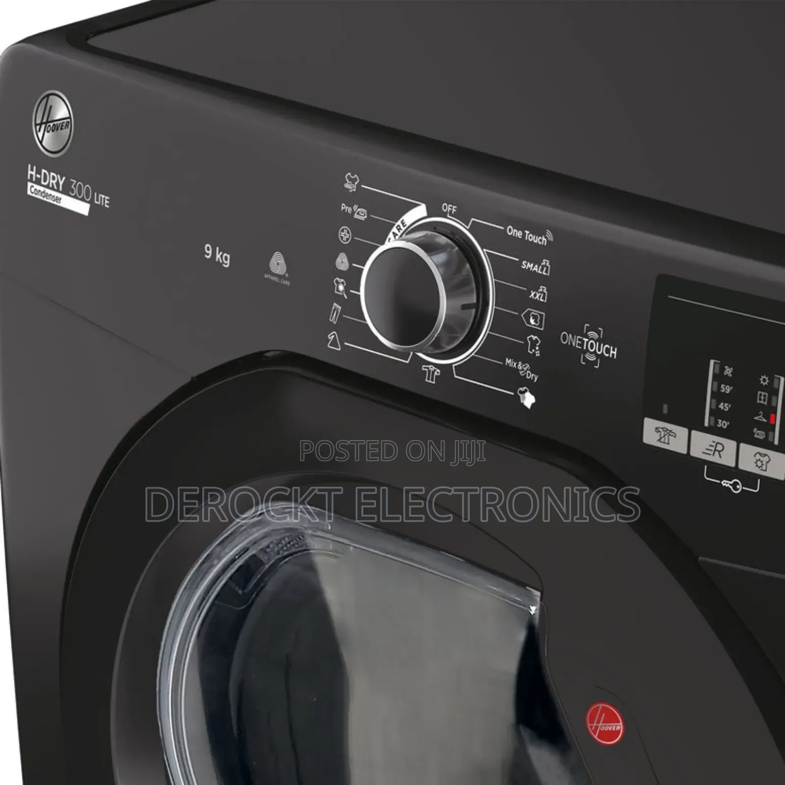 Hoover 9kg Condenser Tumble Dryer Freestanding Machine
