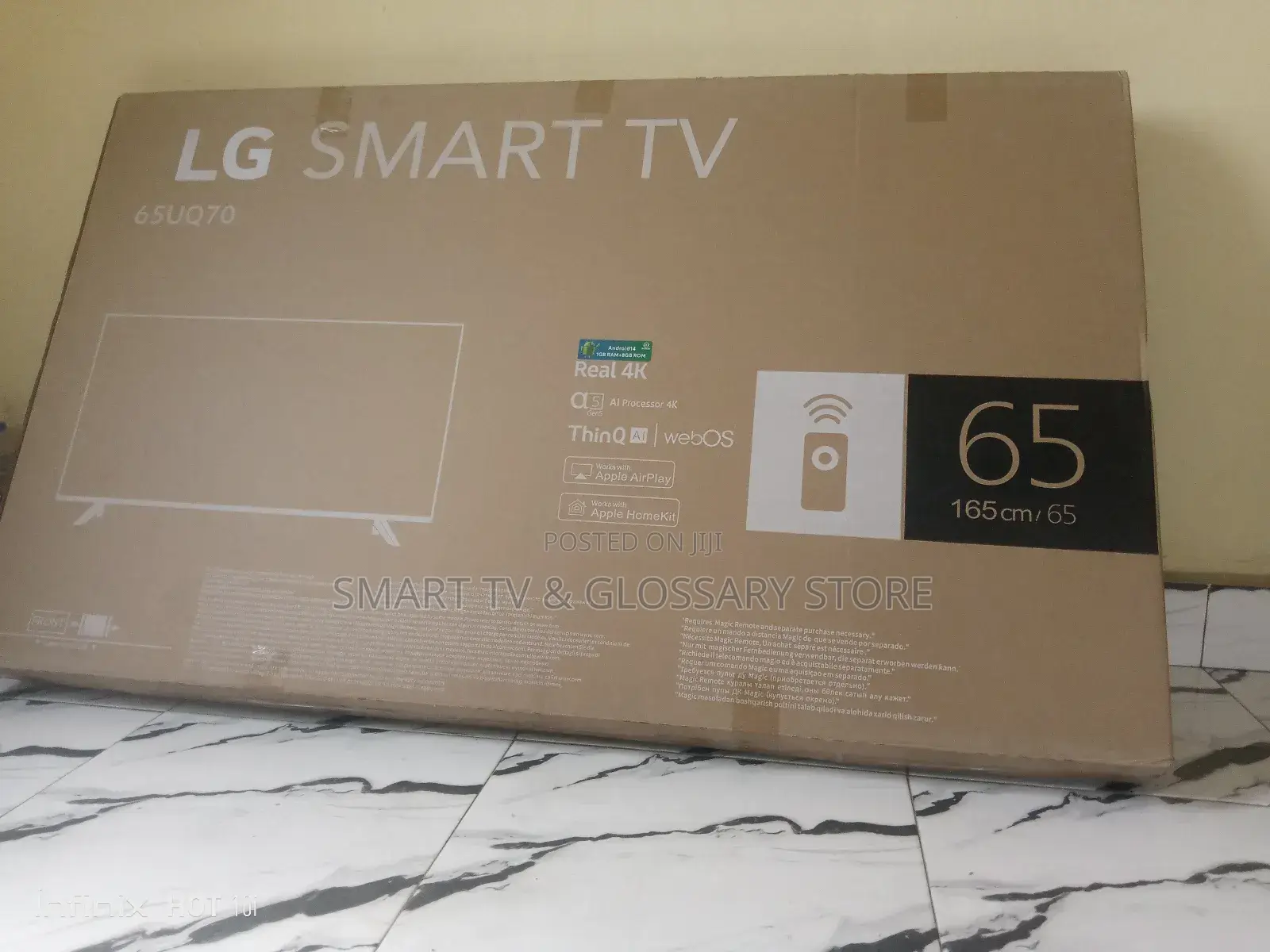 65 Inches Ventilator Vibrant Tv