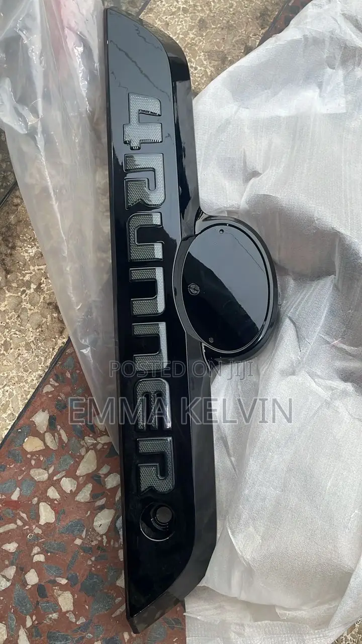 Booth With Light Chrome for Toyota 4-Runner 2018 Model