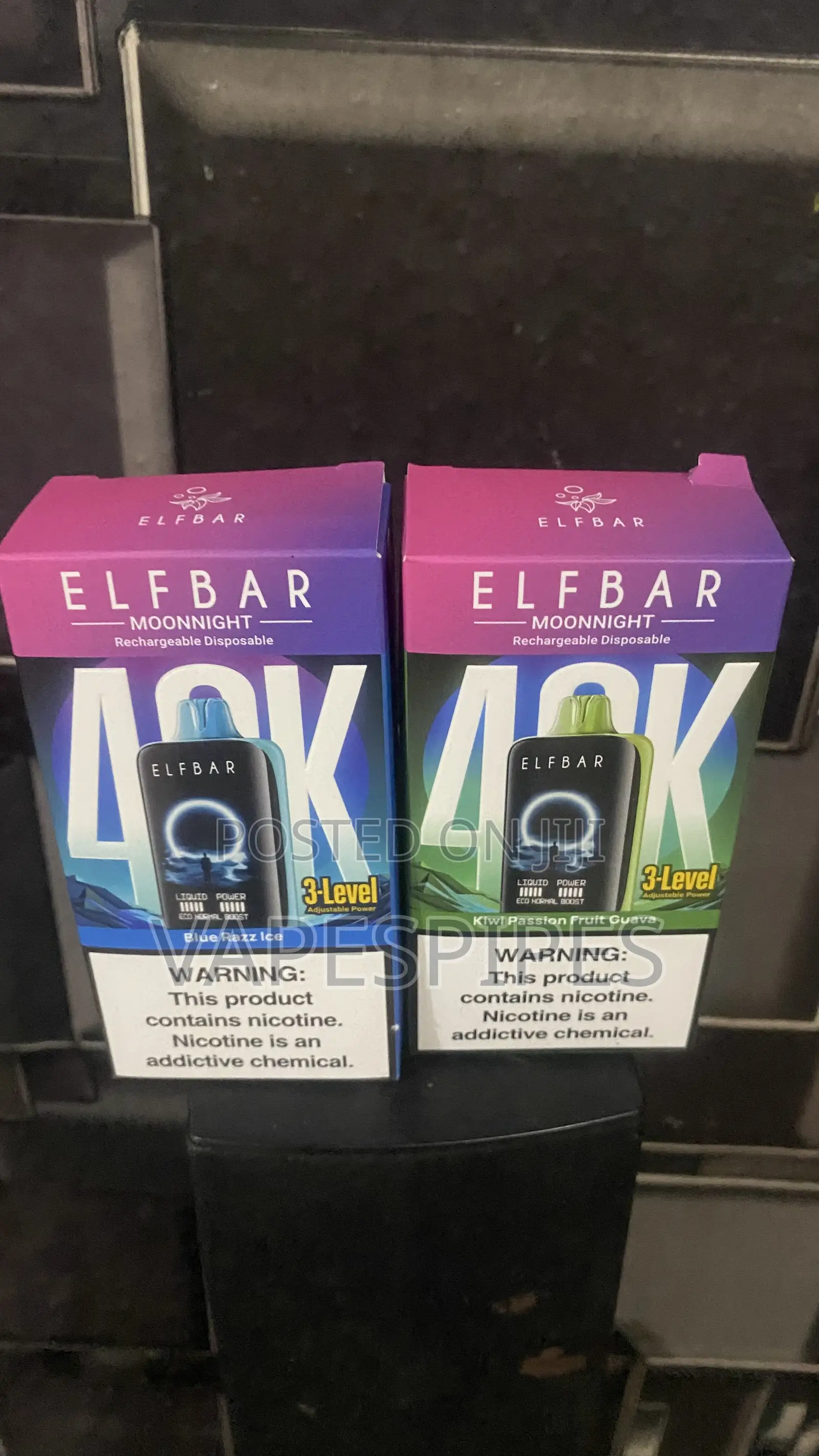 Elf Bar Moon Night Puffs Ice – 5% Nic – Type C Rechargeable