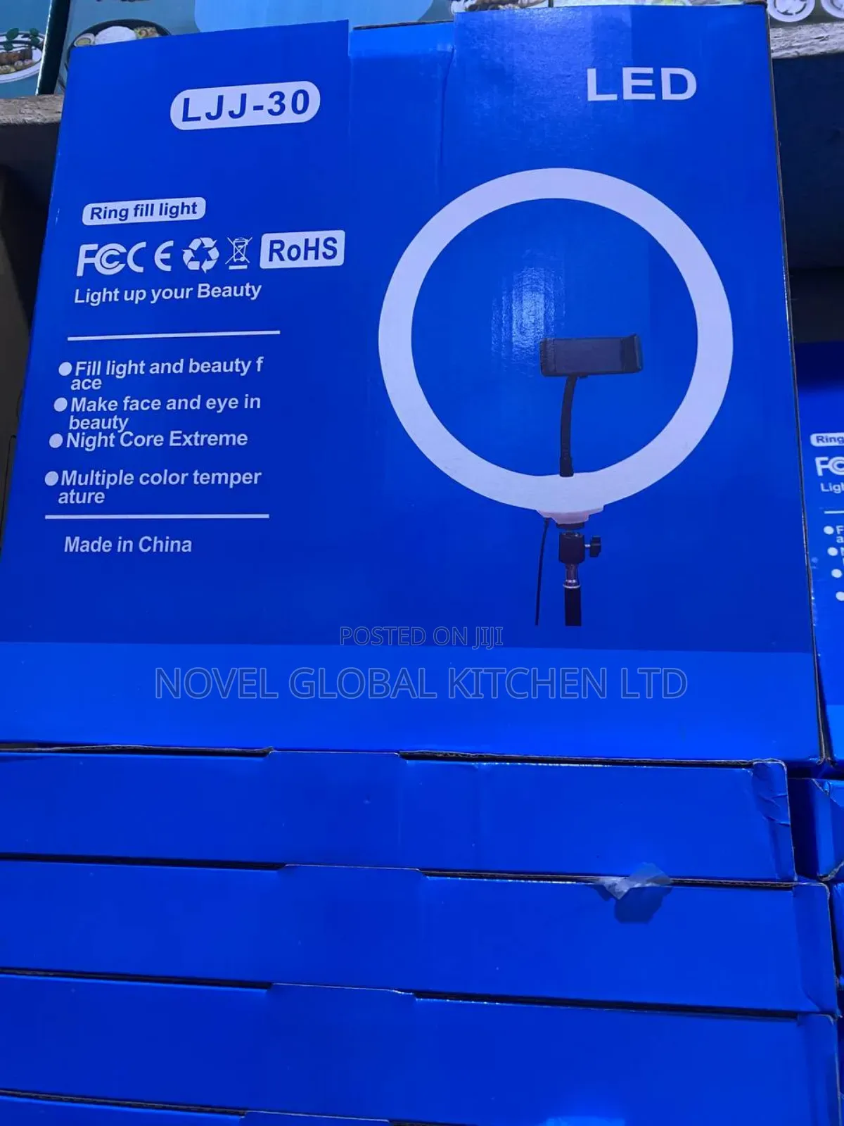 Electric Ring Light With Phone Hanger