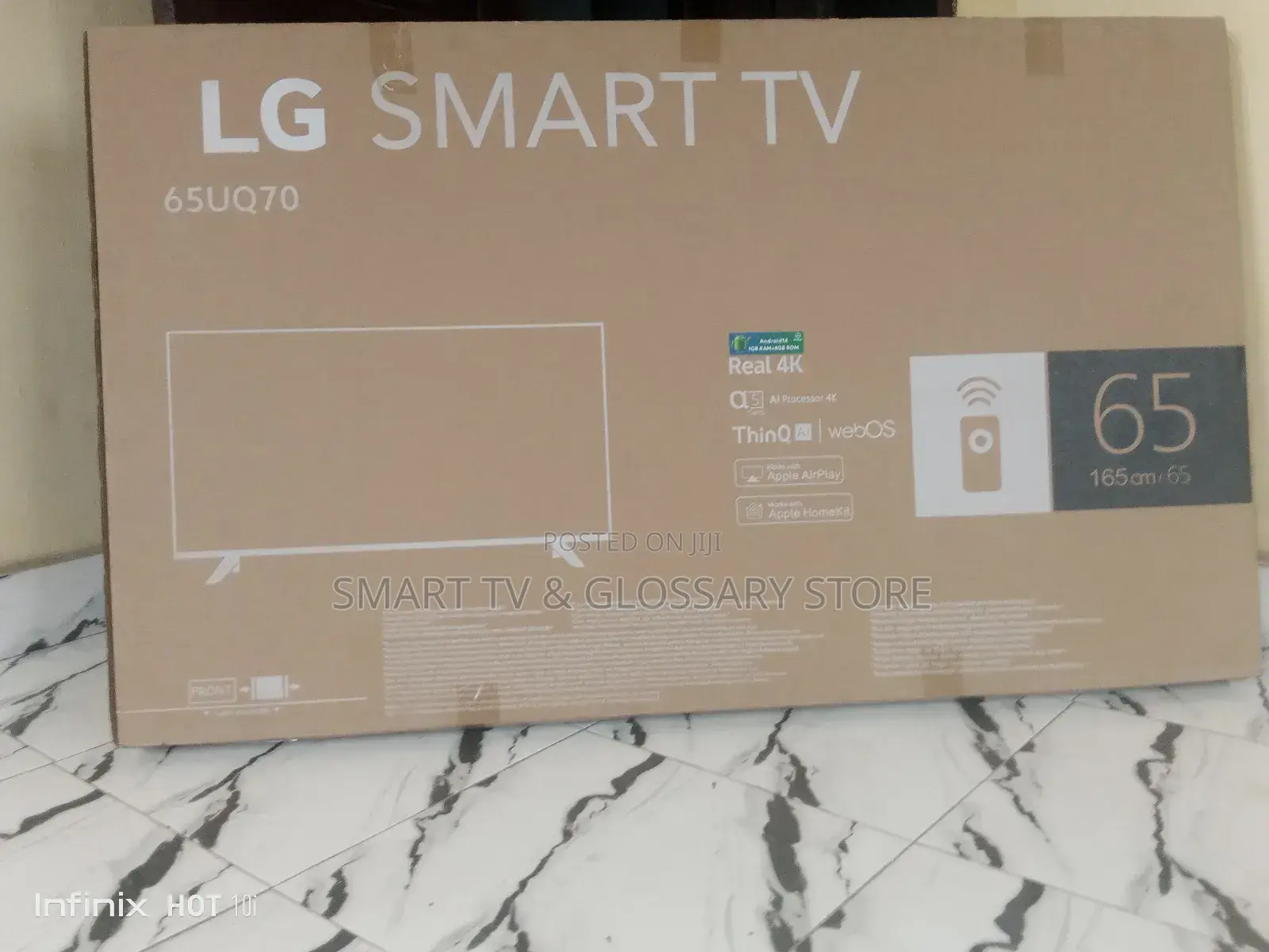 Brand New 65 Inches With Control Remote Operator