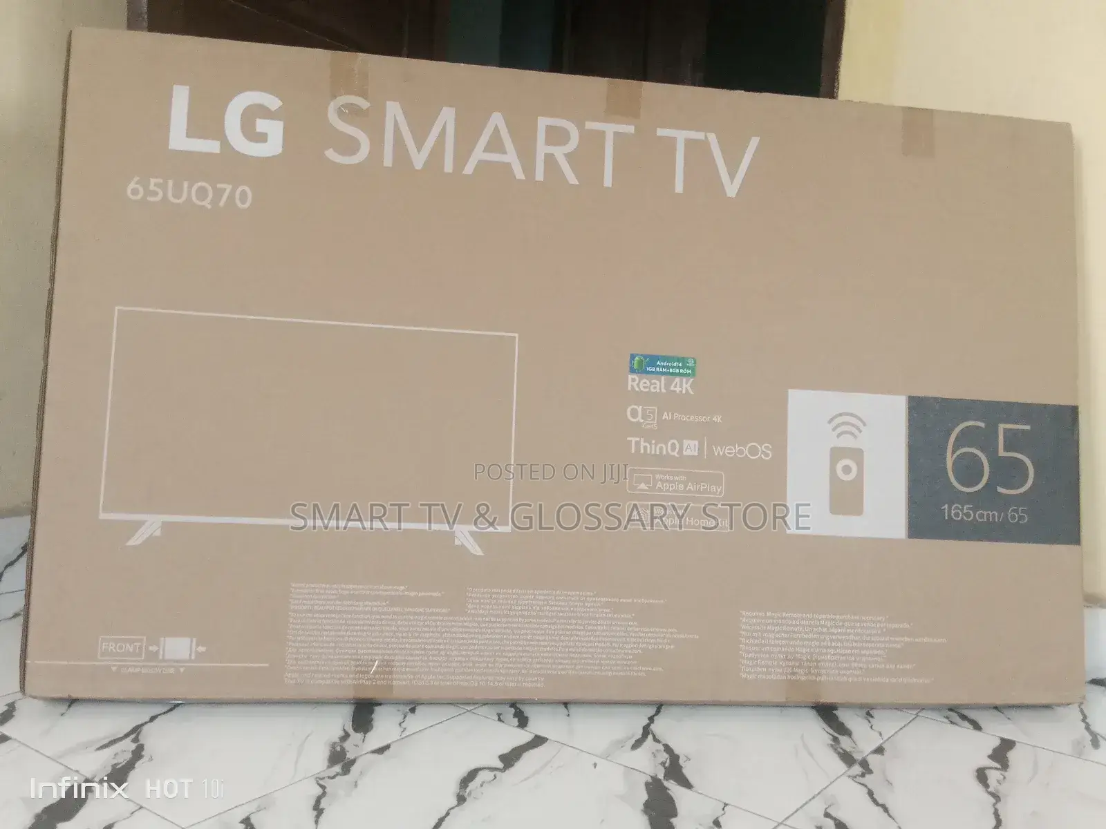 65 Inches With Google Map Television View