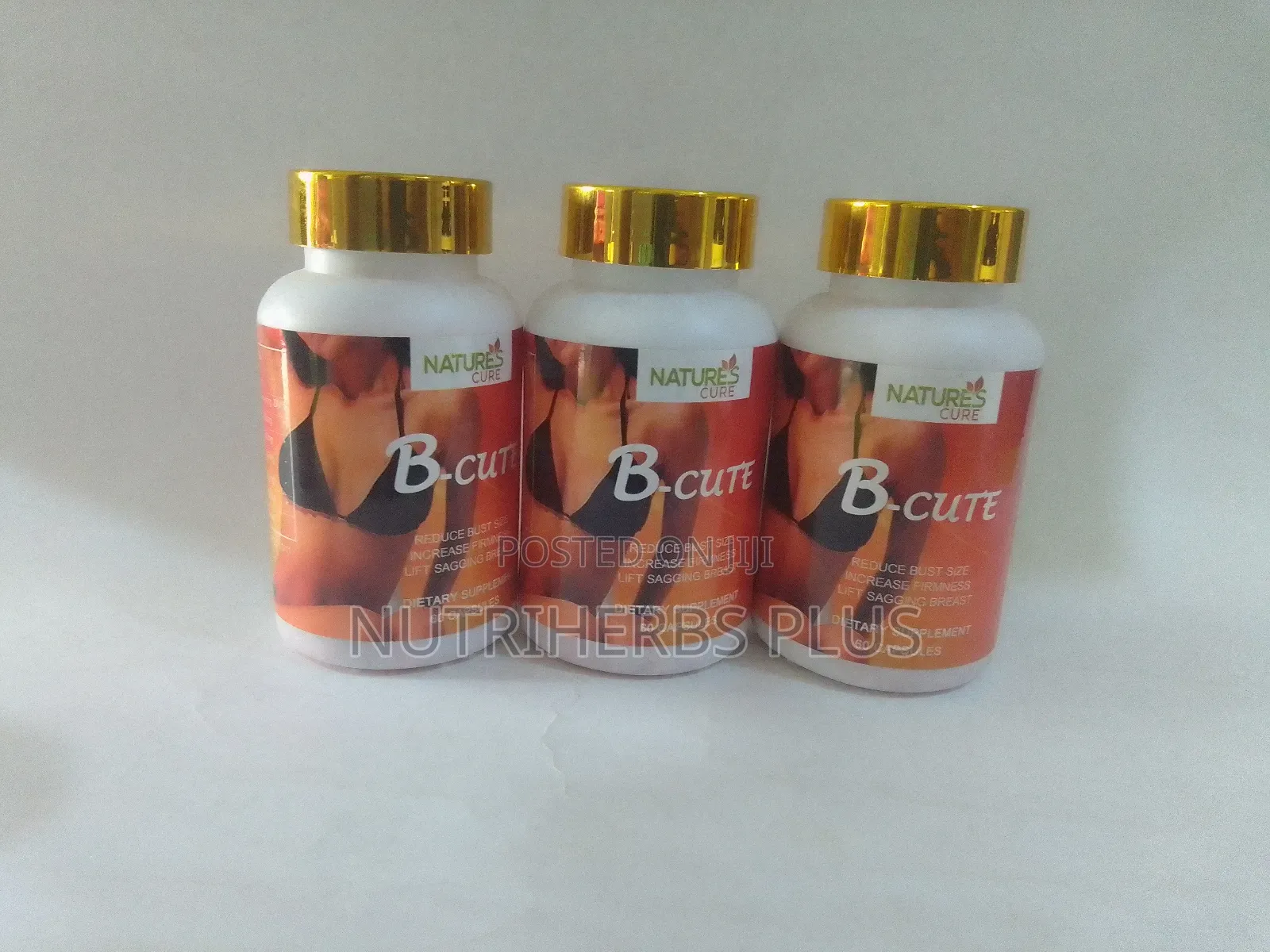 B Cute Supplement: For Breast Reduction Firming (3 Bottles)