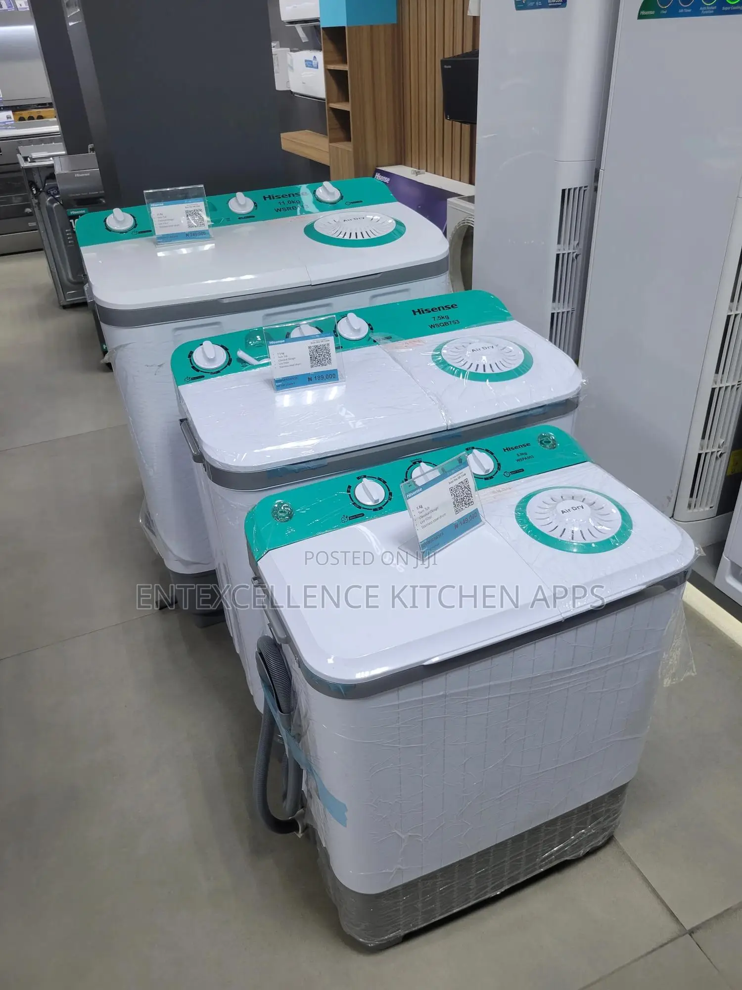 Hisense 7.5kg Twin Tub Washing Machine Manual