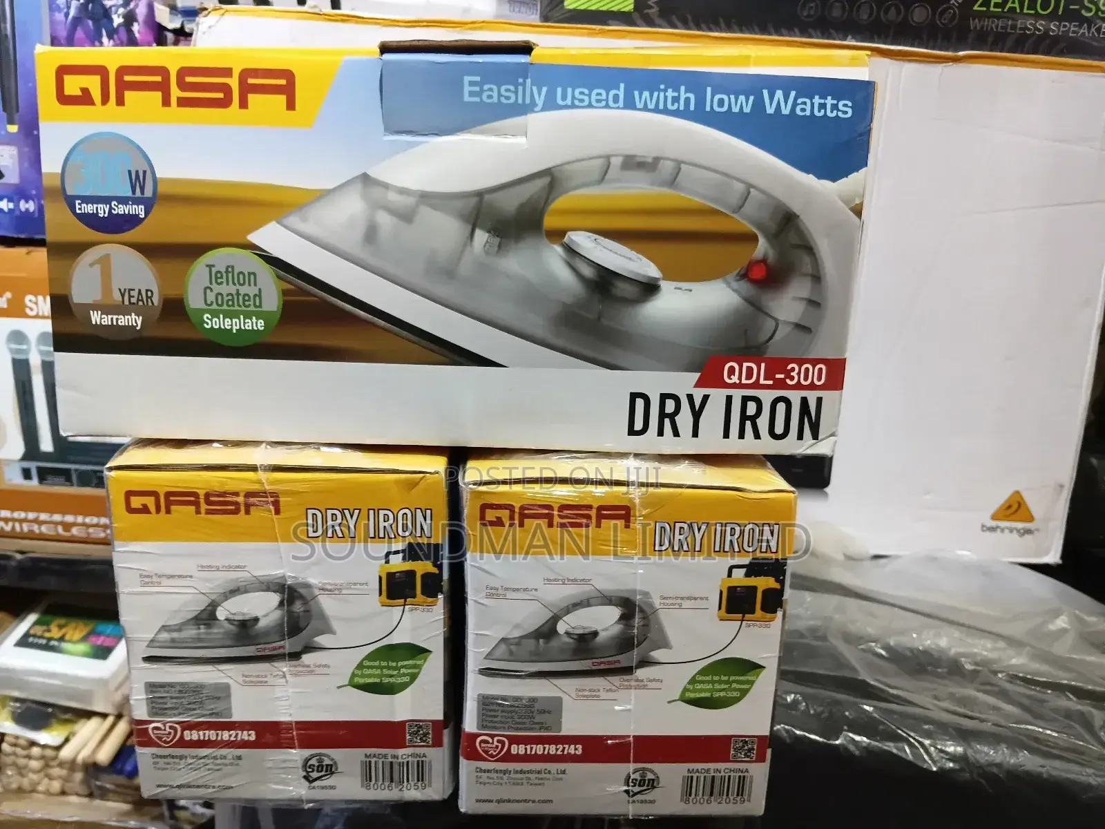 Qasa Inverter Iron Suitable For Solar (Low Power 300w)