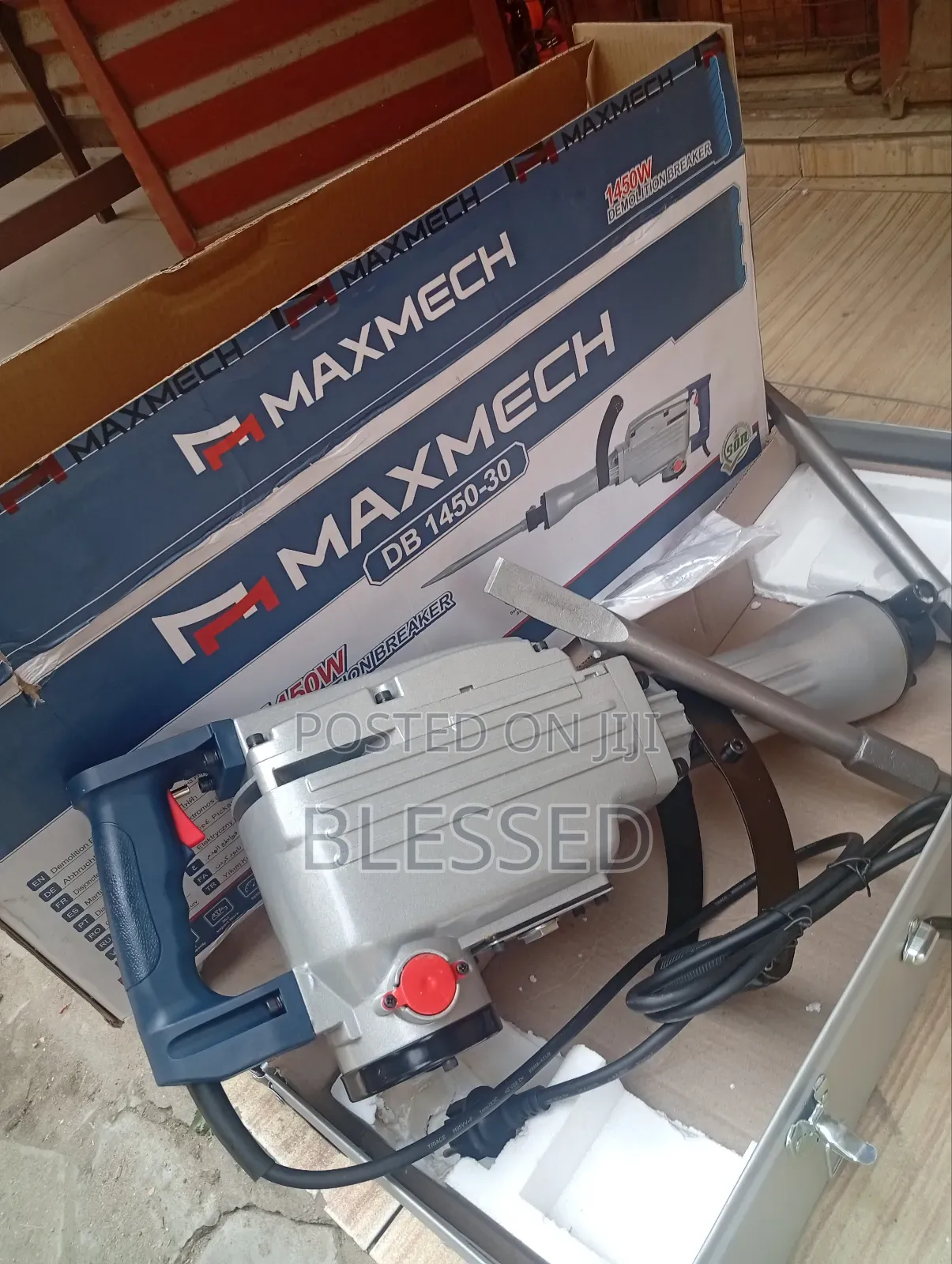 Jackhammer/ Demolition Breaker 145w Maxmech