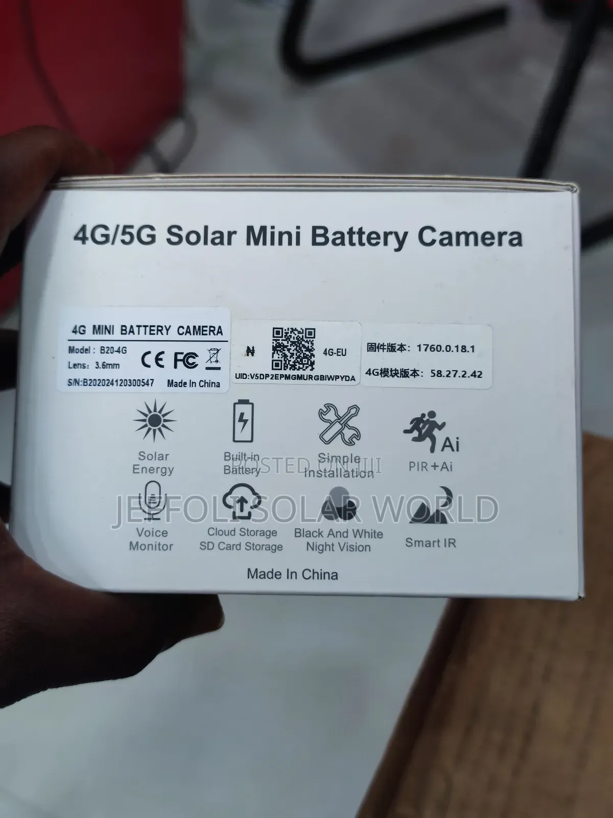 Cvision Solar Spy Cam