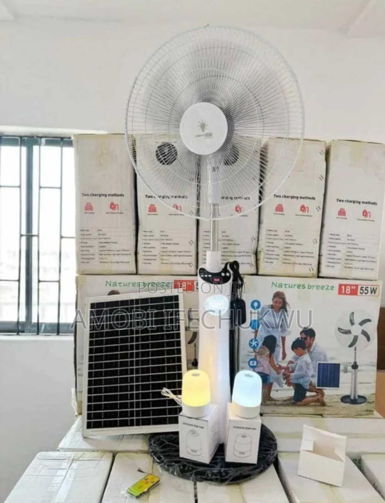 18"Inches Solar Fan