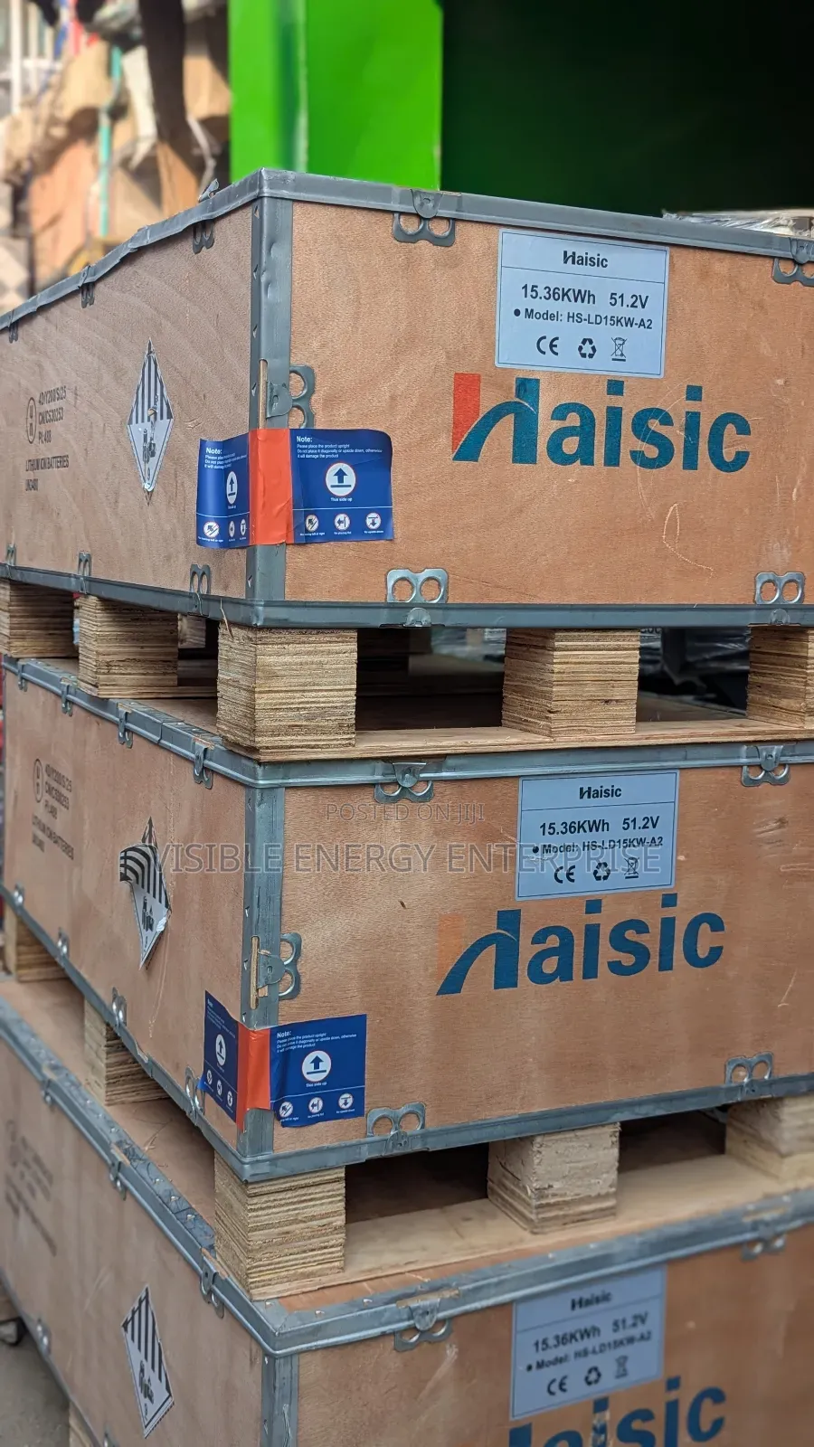 Haisic 15.36kwh, 51.2v Lithium Battery