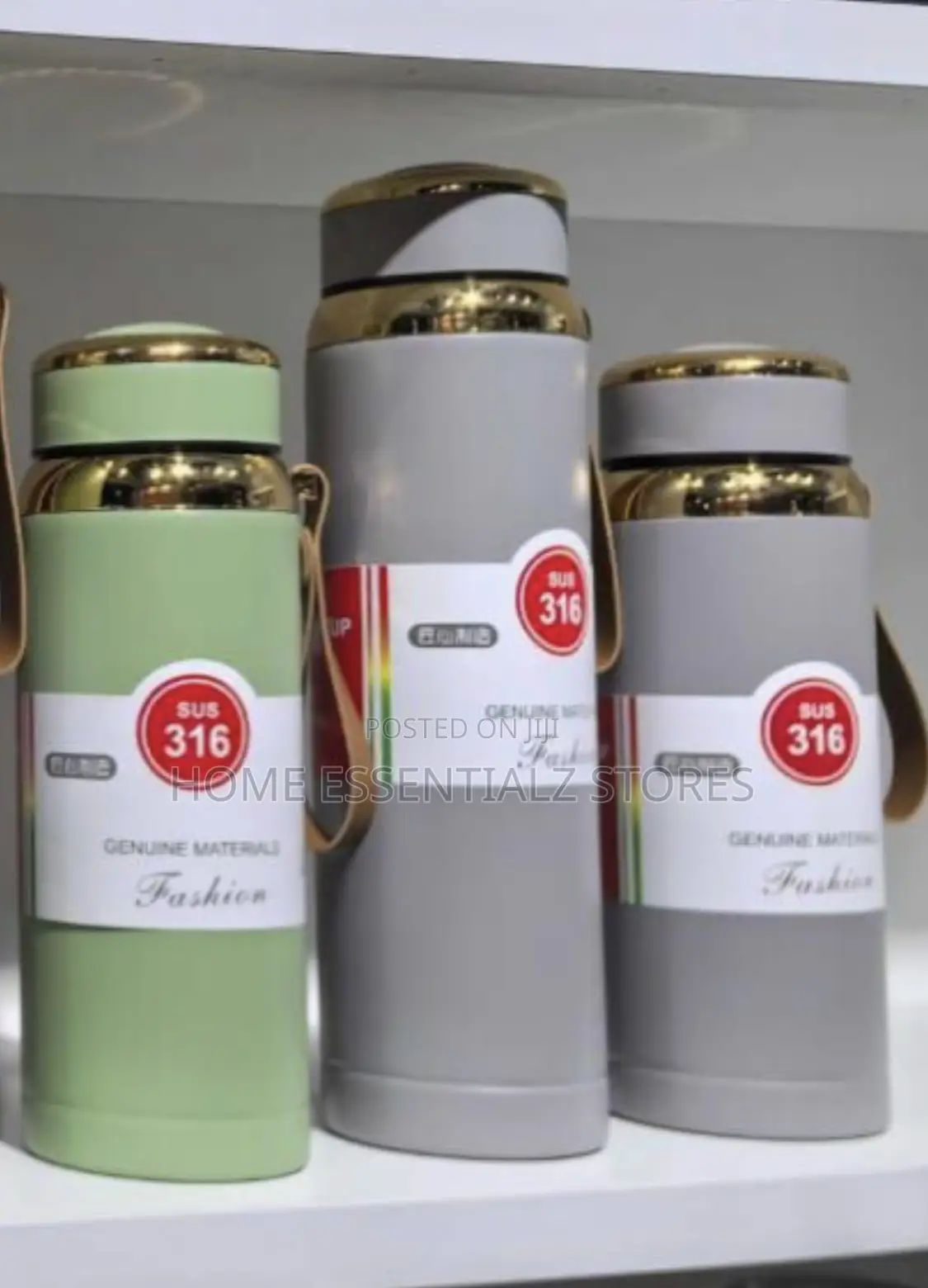 Stainless Steel Insulated Temperature Flask - 316 Water Bottle