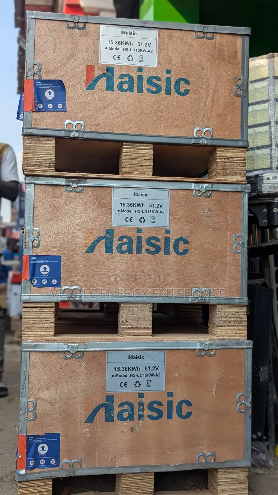 Haisic 15.36kwh, 51.2v Lithium Battery