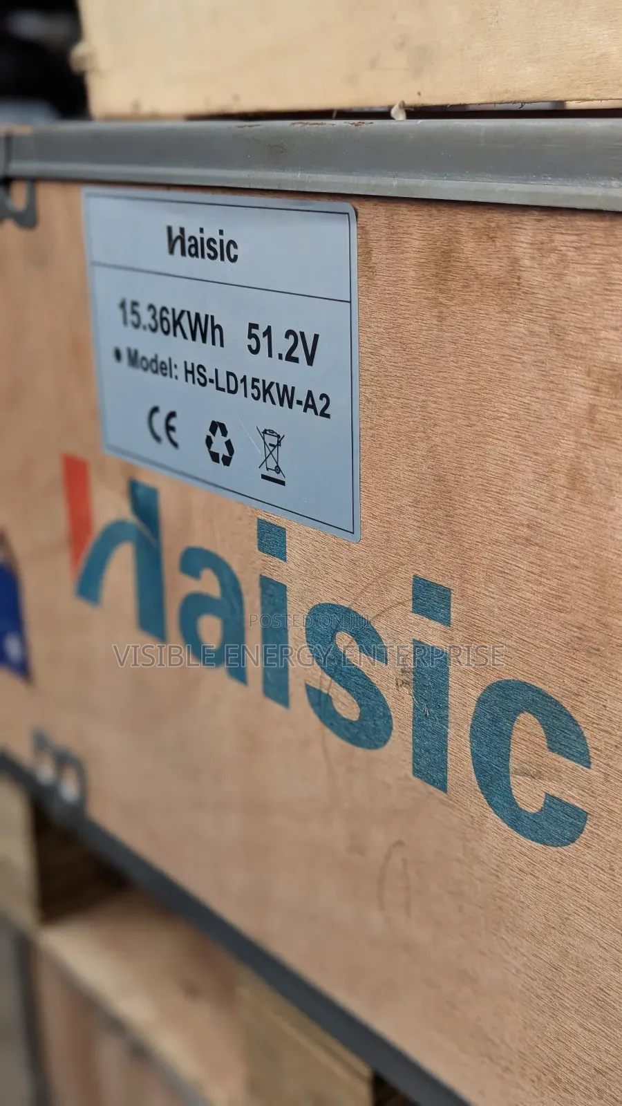 Haisic 15.36kwh, 51.2v Lithium Battery