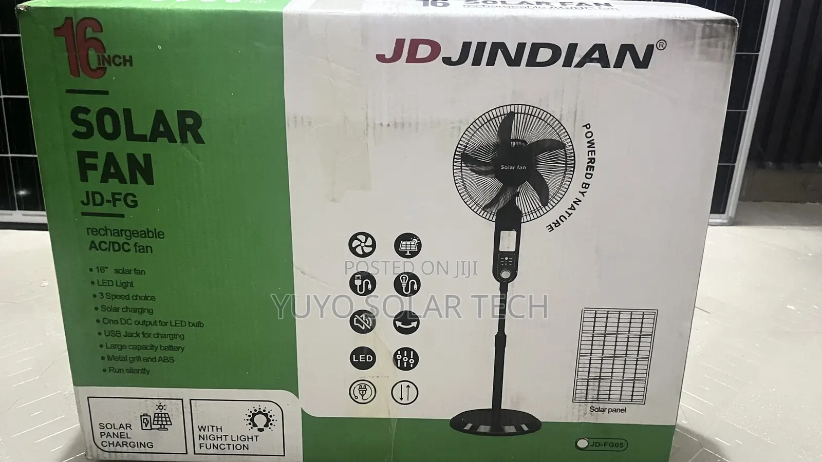 16 ‘’ Solar Fan