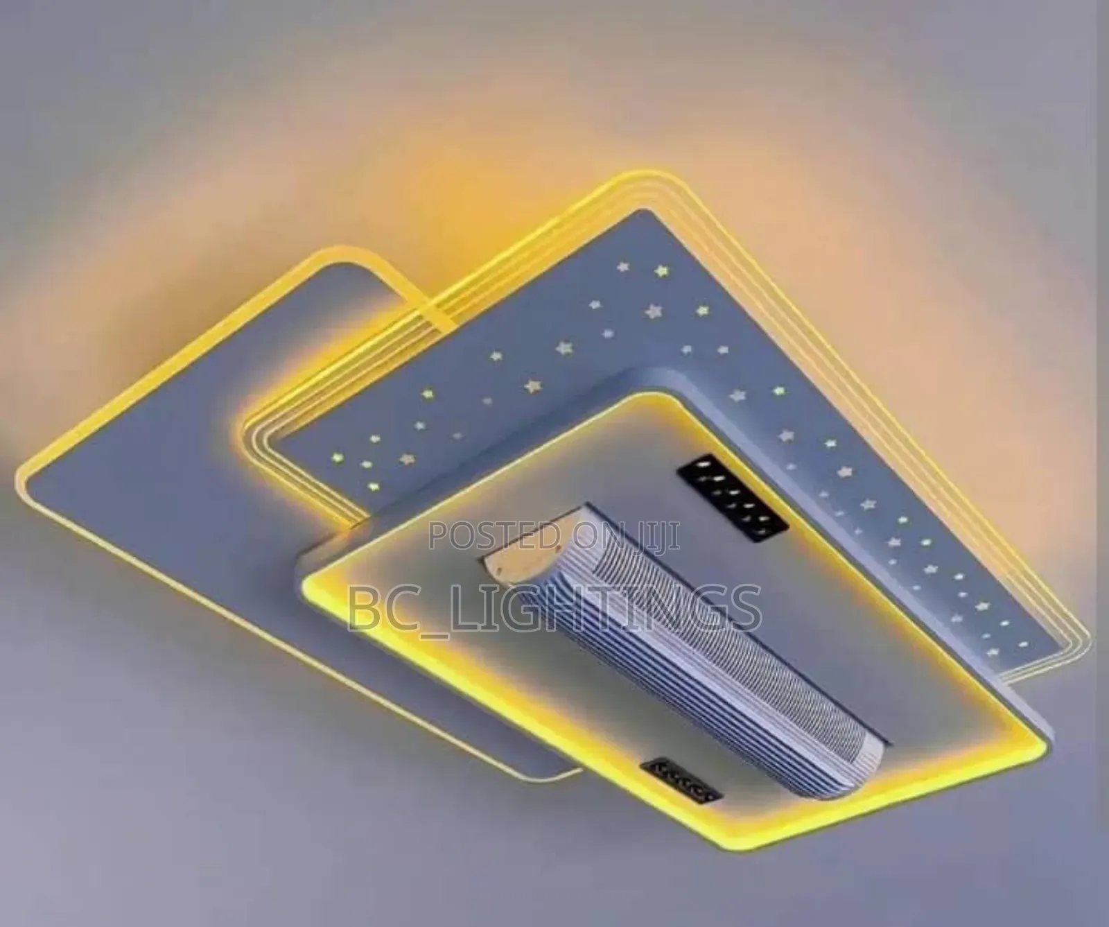 Modern Bladeless Ceiling Fan Light