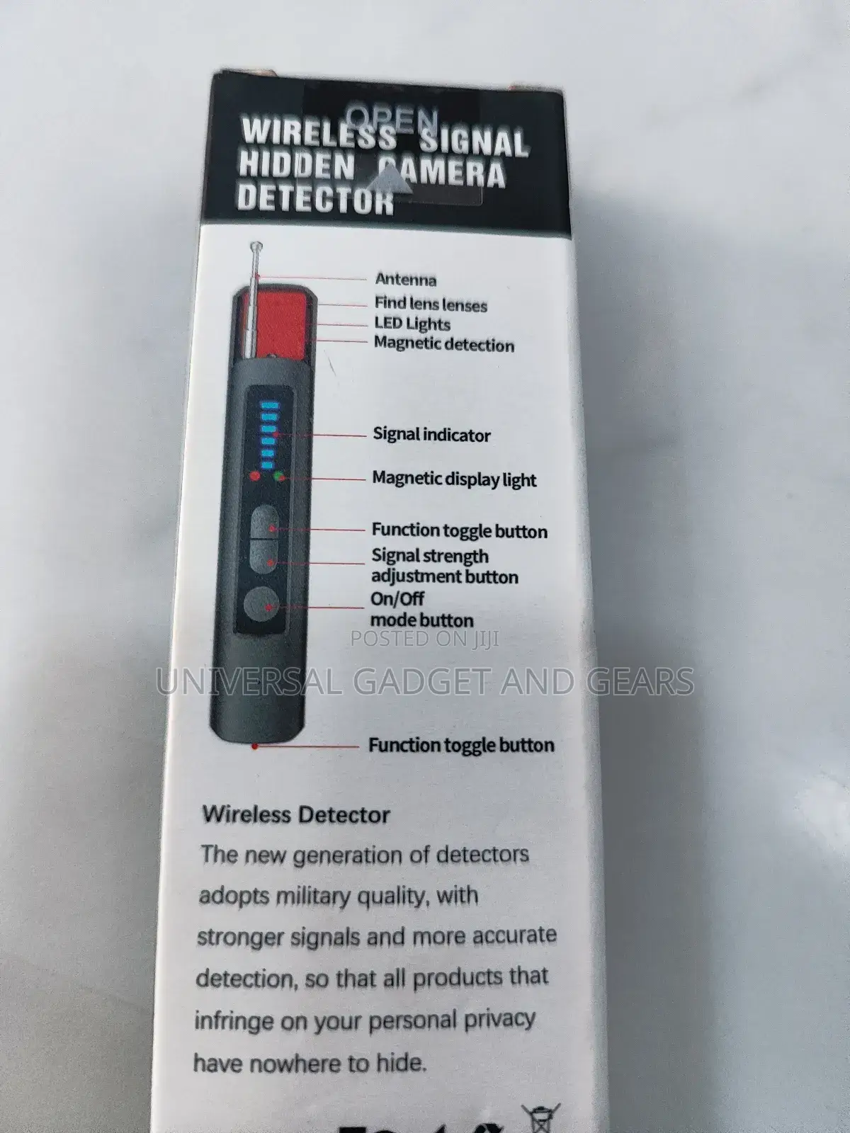 Wireless Signal Hidden Camera Detector