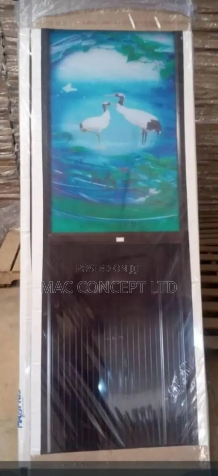 Half Glass PVC Door