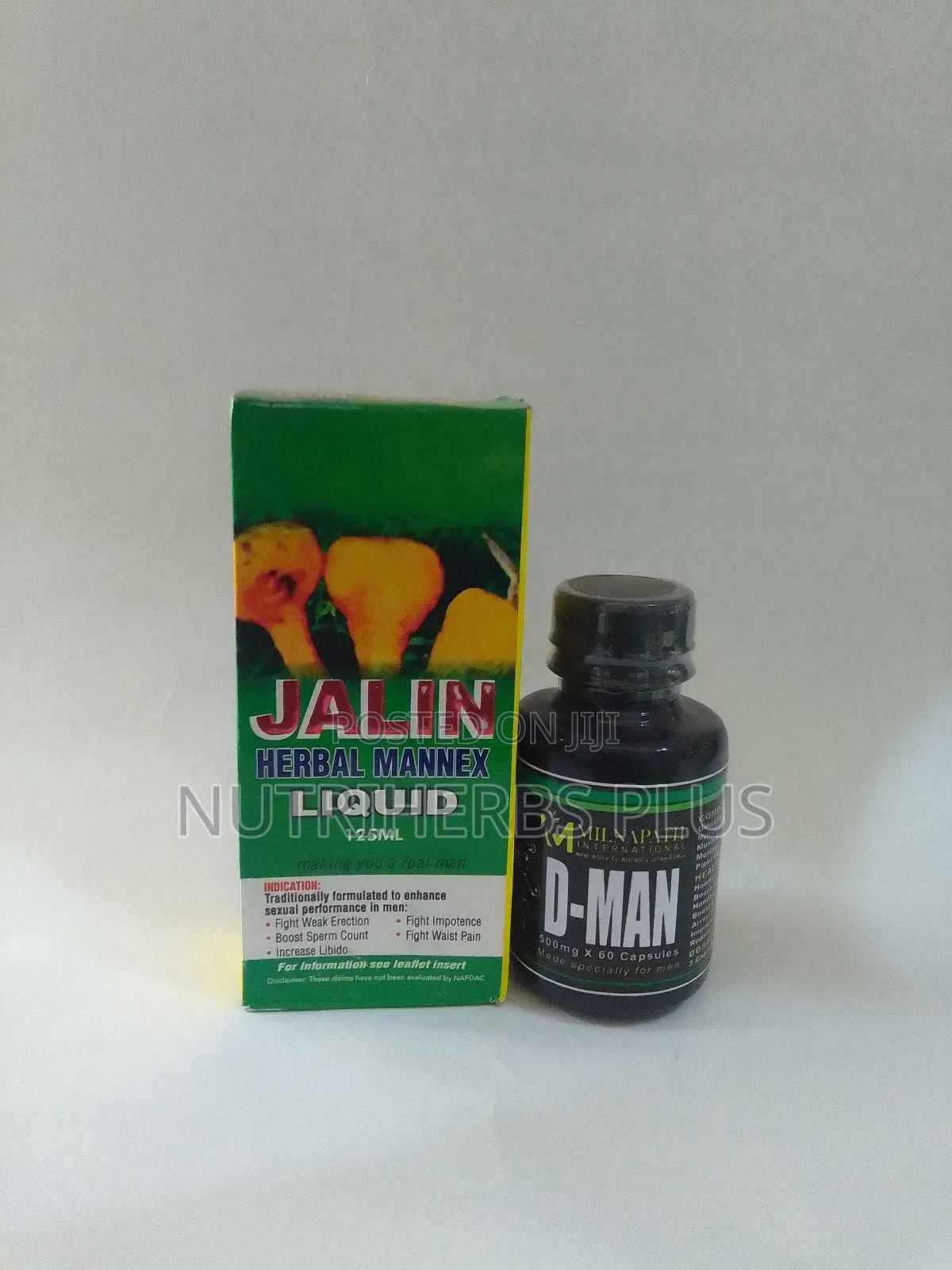 D Man + Jalin Herbal Mannex Liquid: For Sexual Enhancements