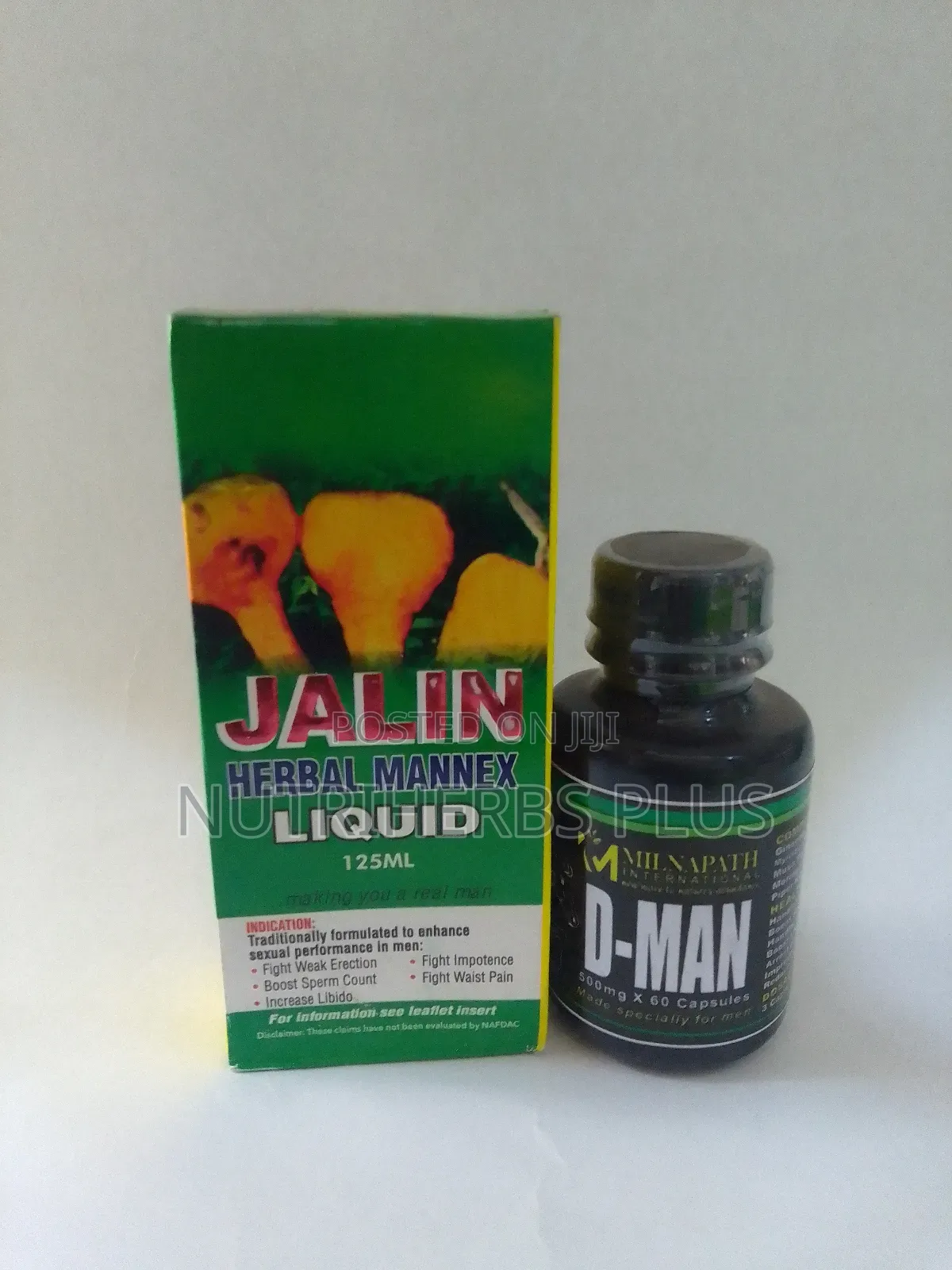 D Man + Jalin Herbal Mannex Liquid: For Sexual Enhancements