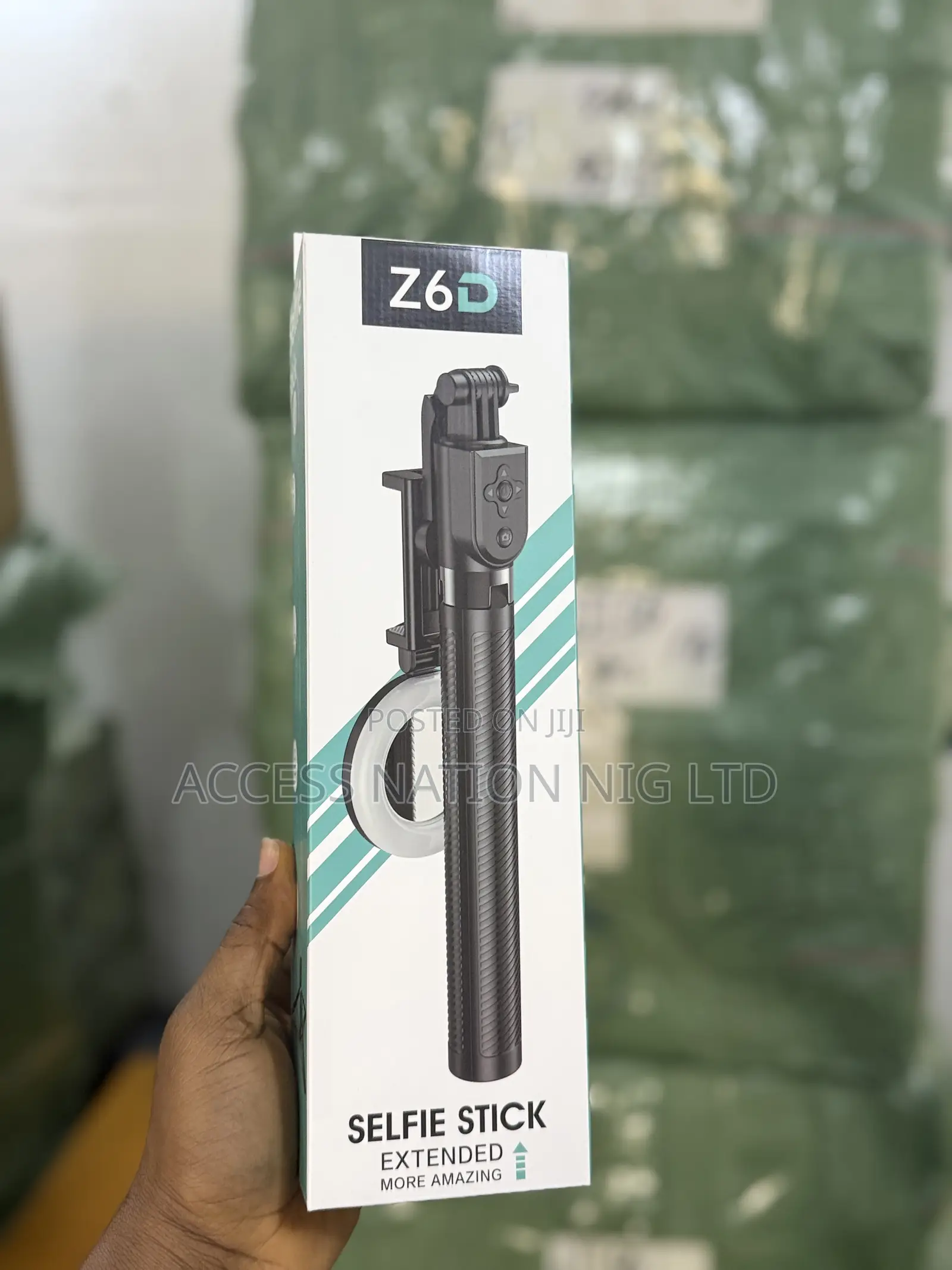 Z6d Selfie Stick Extended More Amazing Double Light