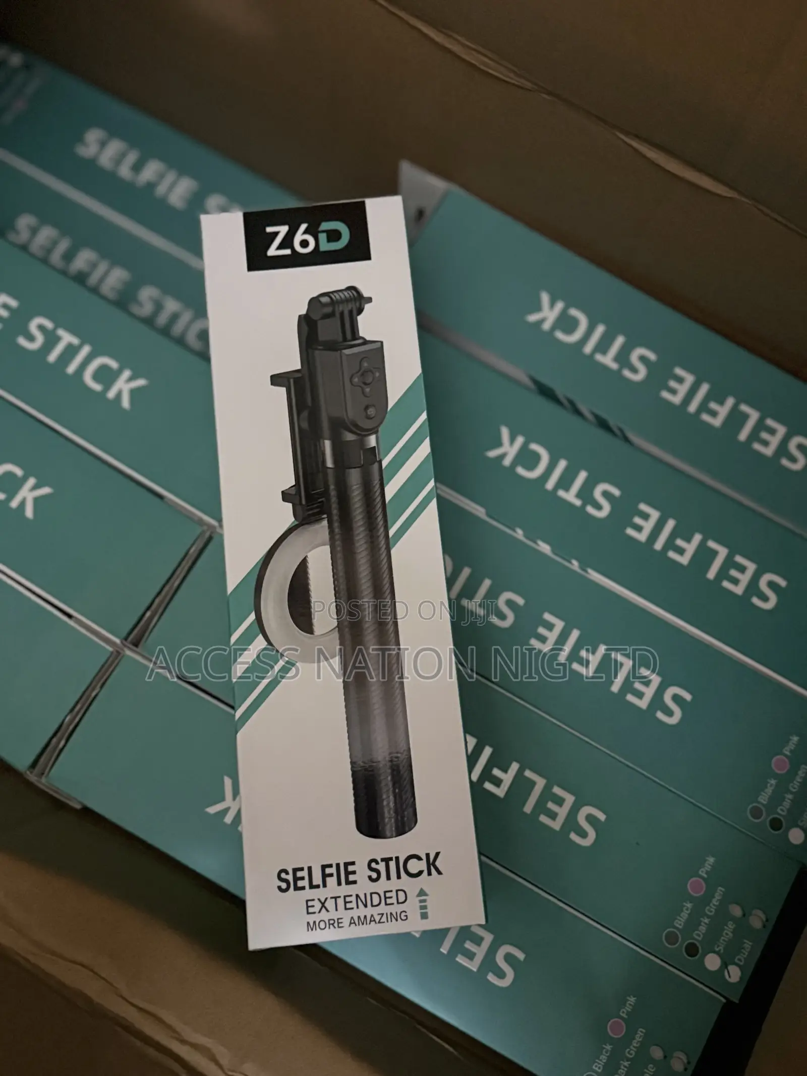 Z6d Selfie Stick Extended More Amazing Double Light