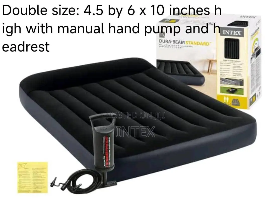 Full Dura Beam Pillow Rest Classic Airbed 137x191x25 Cm
