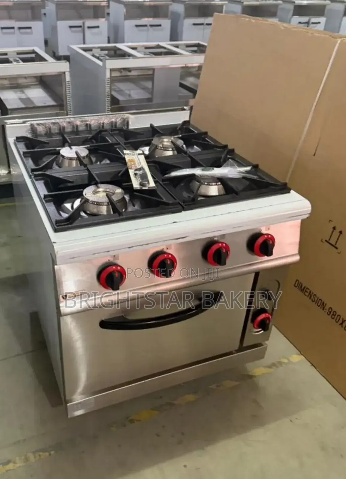 4 Burner Gas Cooker With Oven