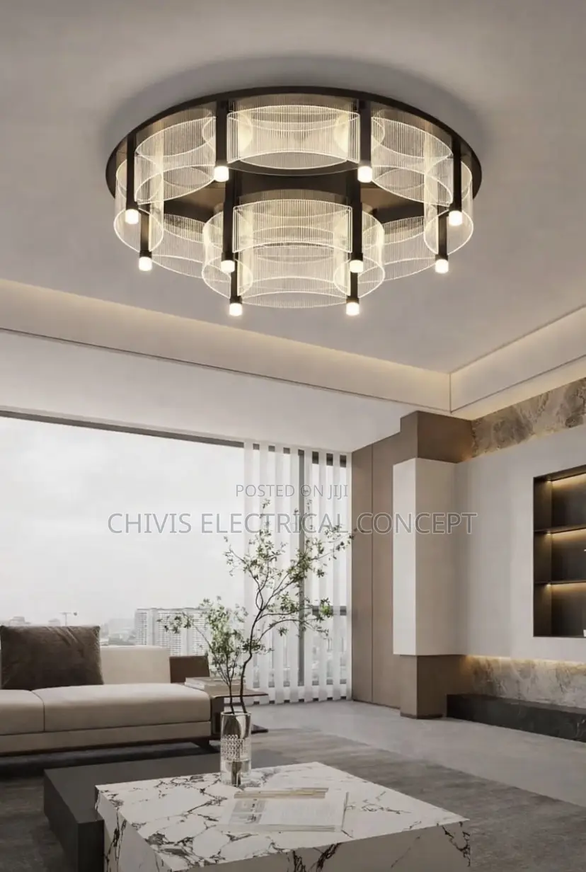 Living Room Acrylic Ceiling Lamp Modern Minimalist Hall Atmosphere