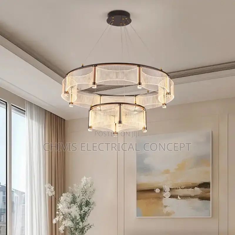 Living Room Acrylic Ceiling Lamp Modern Minimalist Hall Atmosphere