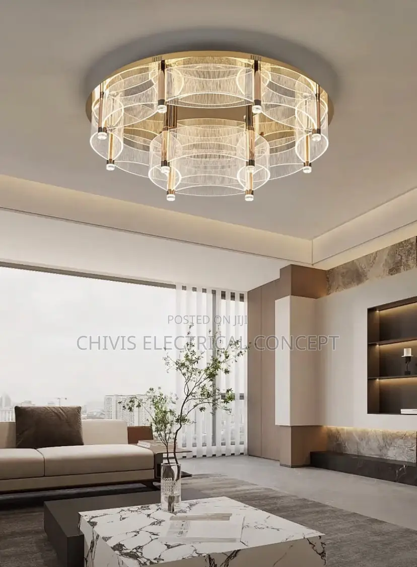 Living Room Acrylic Ceiling Lamp Modern Minimalist Hall Atmosphere