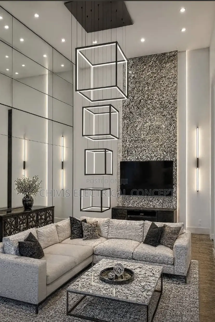 Living Room Acrylic Ceiling Lamp Modern Minimalist Hall Atmosphere