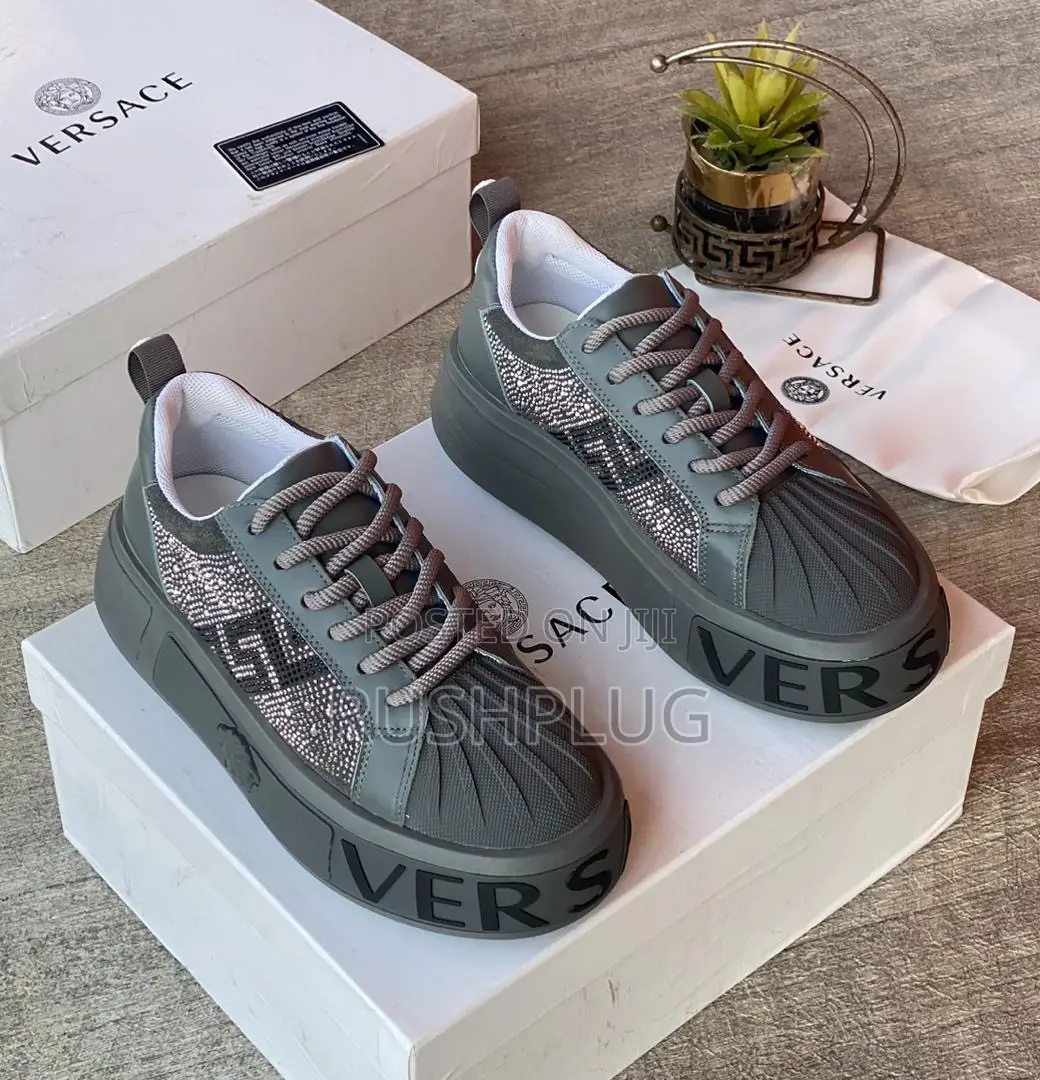 Versace Diamond Crust Luxury Sneakers👟💎