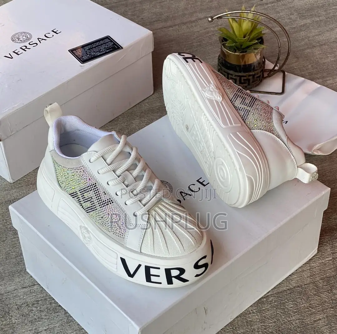 Versace Diamond Crust Luxury Sneakers👟💎