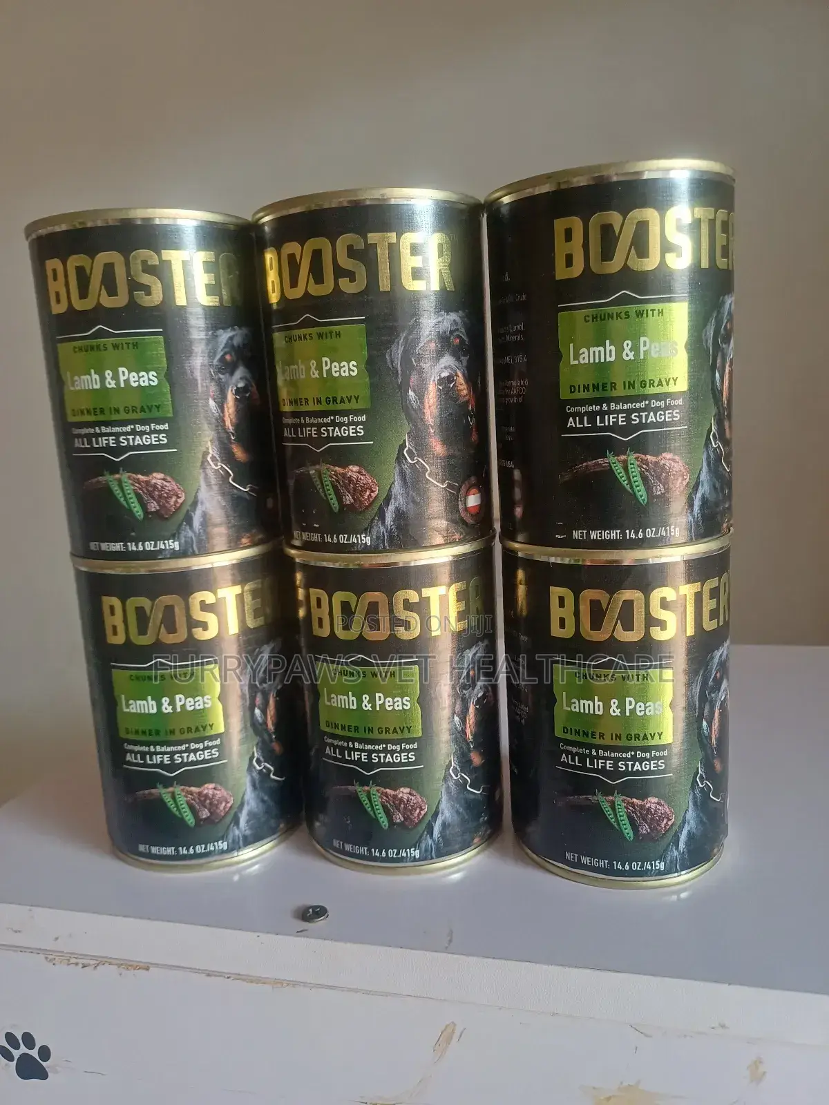 Booster Lamb and Peas Can Food