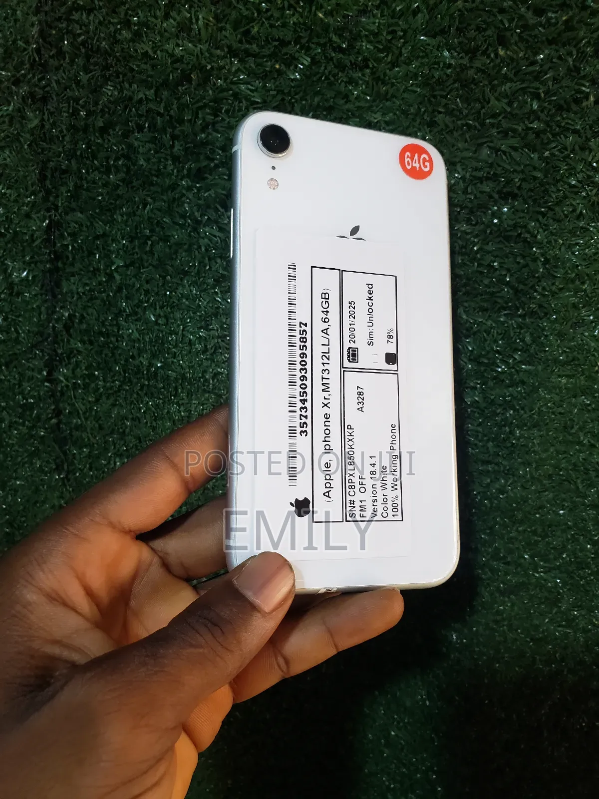 Apple iPhone XR 64 GB White