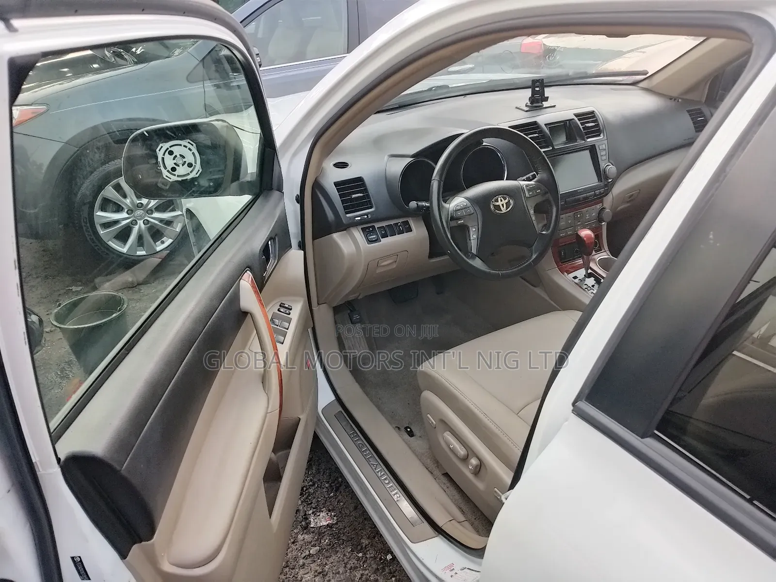 Toyota Highlander Limited 4x4 2009 White