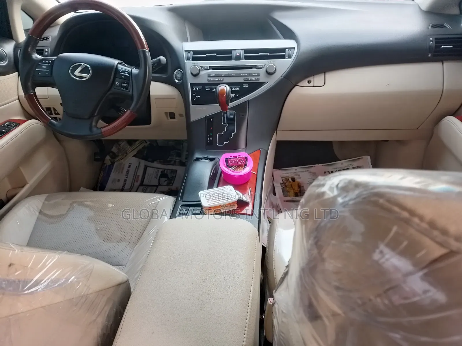 Lexus RX 350 AWD 2012 Red