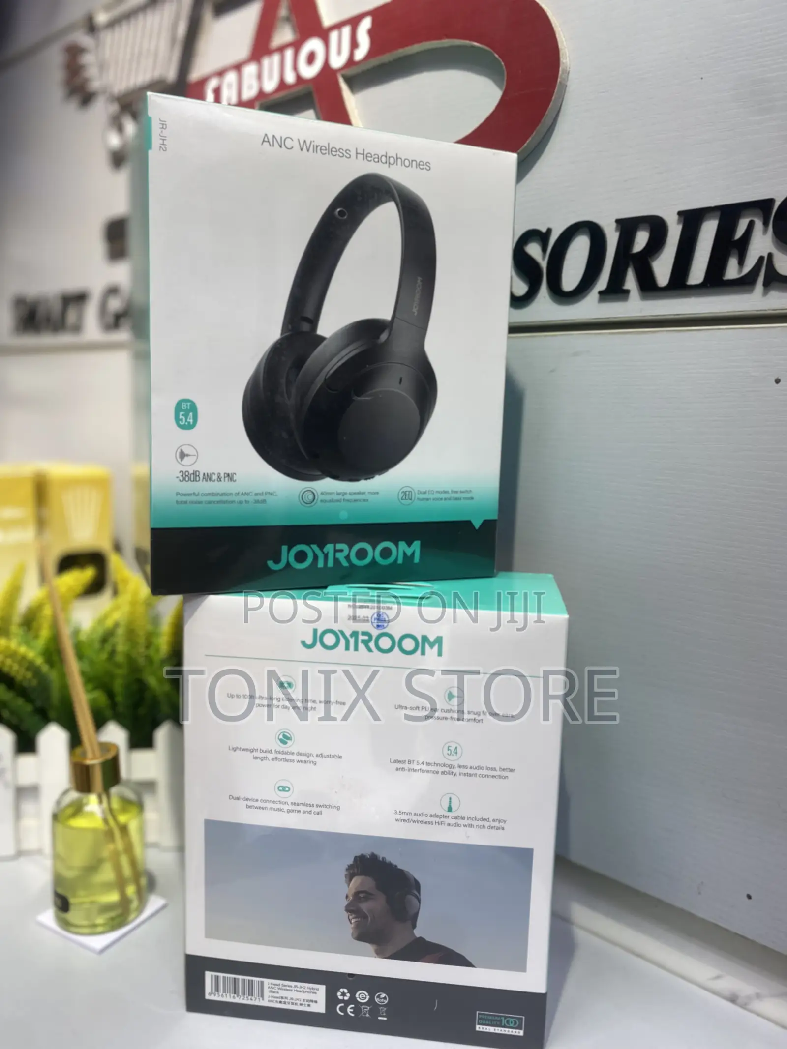 Joyroom Wireless Headphones With Active Noise Cancellation