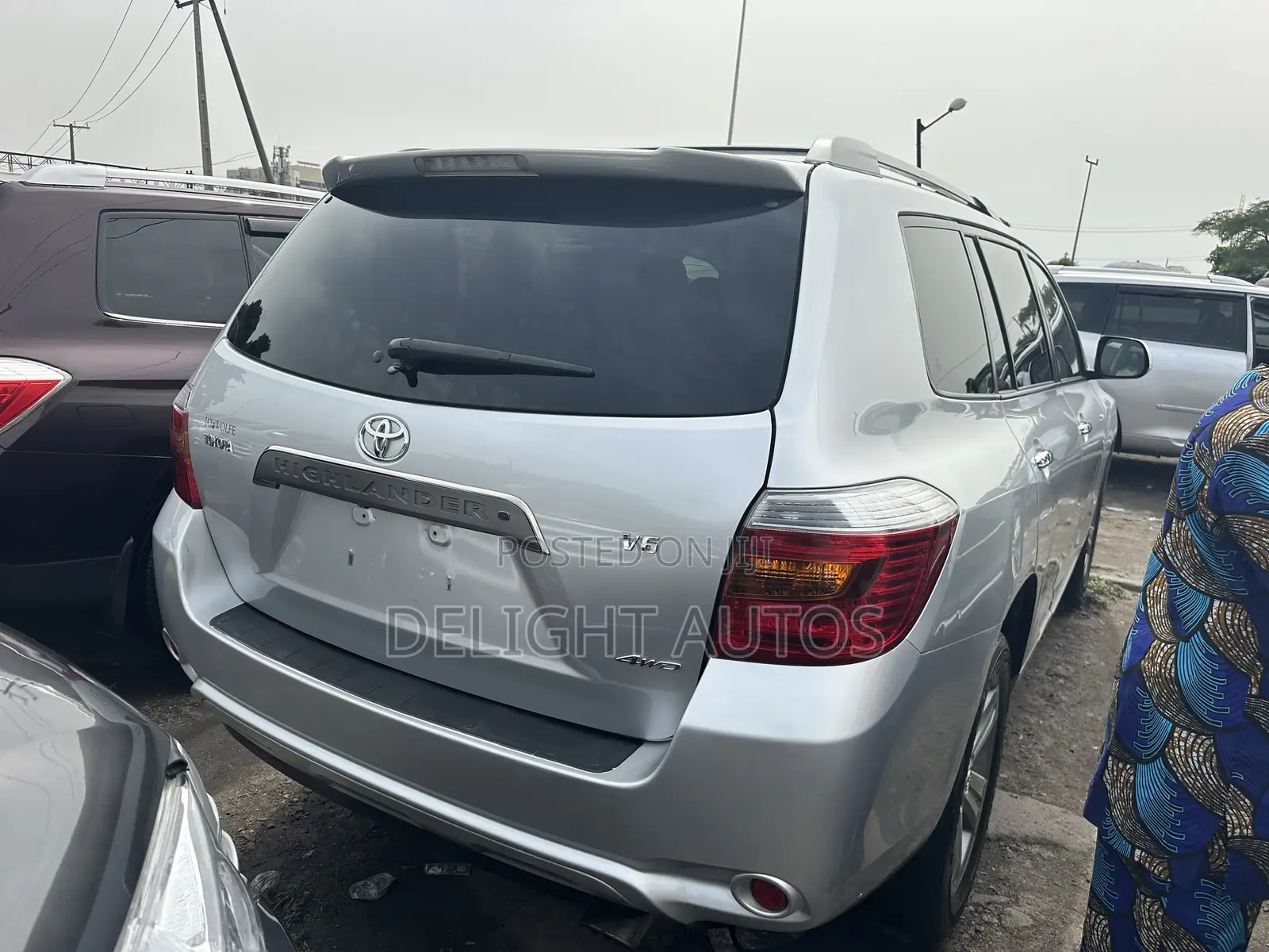 Toyota Highlander Limited 2008 Silver