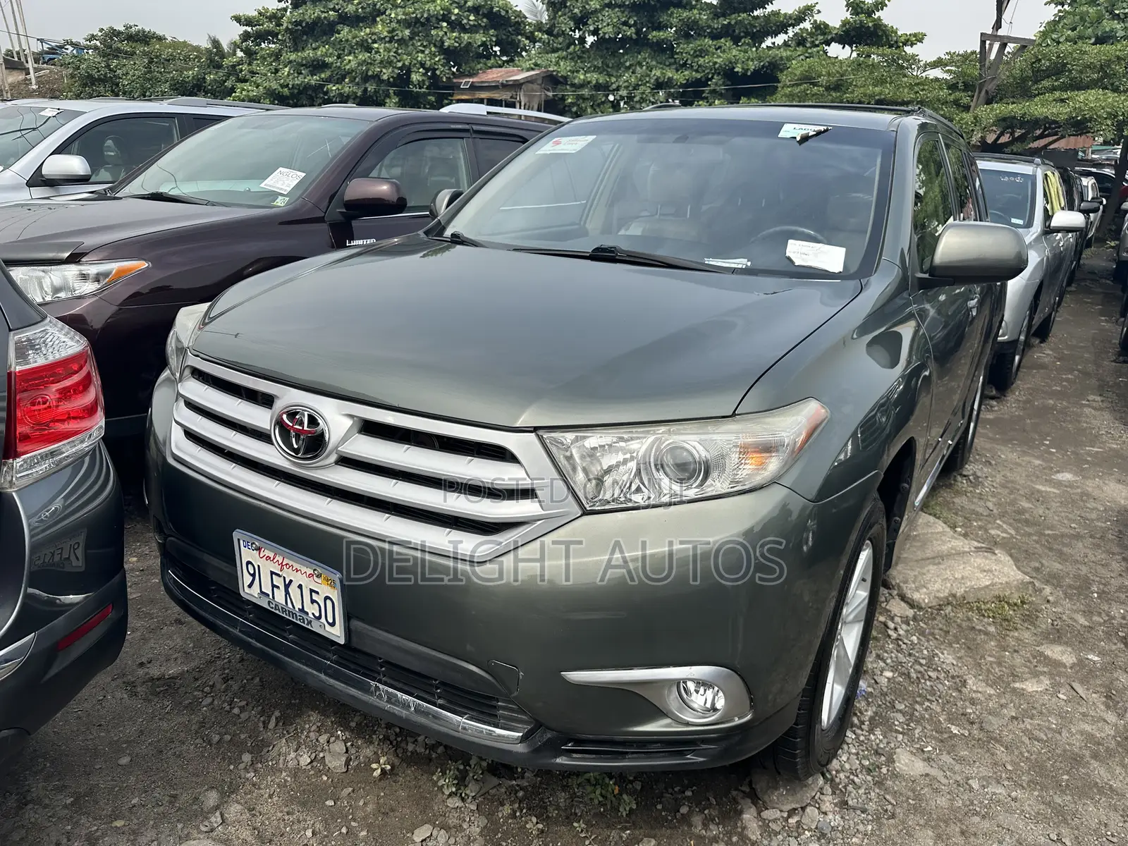 Toyota Highlander Limited 3.5l 4WD 2013 Green