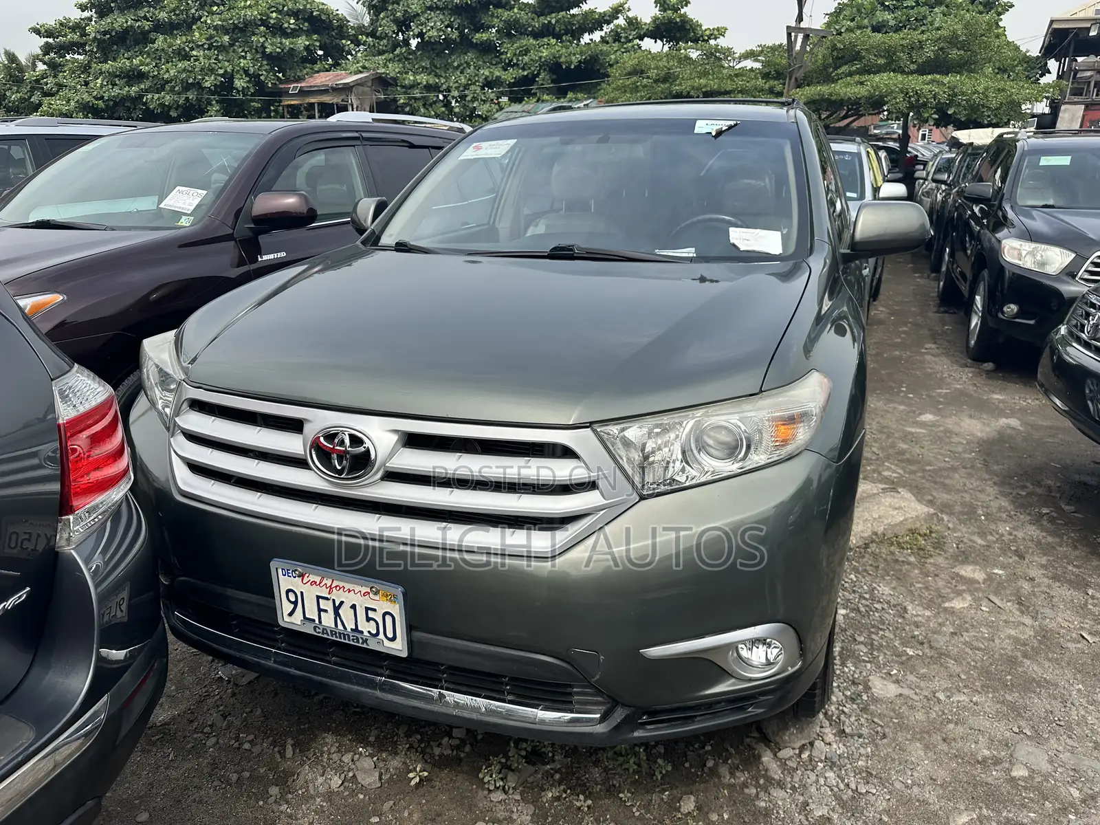 Toyota Highlander Limited 3.5l 4WD 2013 Green